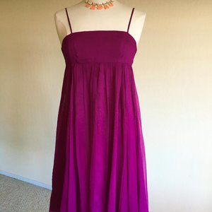 Saja 100% silk knee length cocktail dress